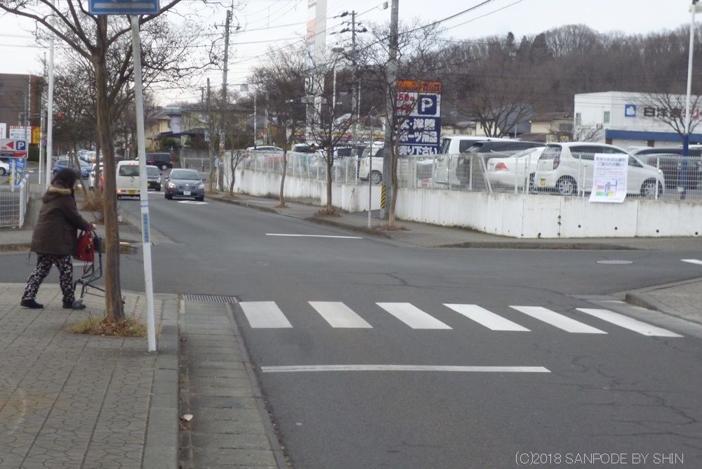 横断 歩道 一時 停止